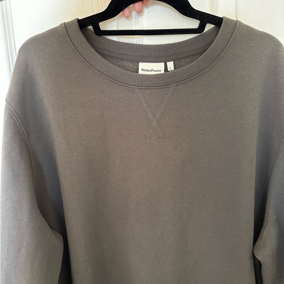 Richer Poorer Cotton Blend Recycled Fleece Crewneck Sweatshirt - Picture 3 of 7